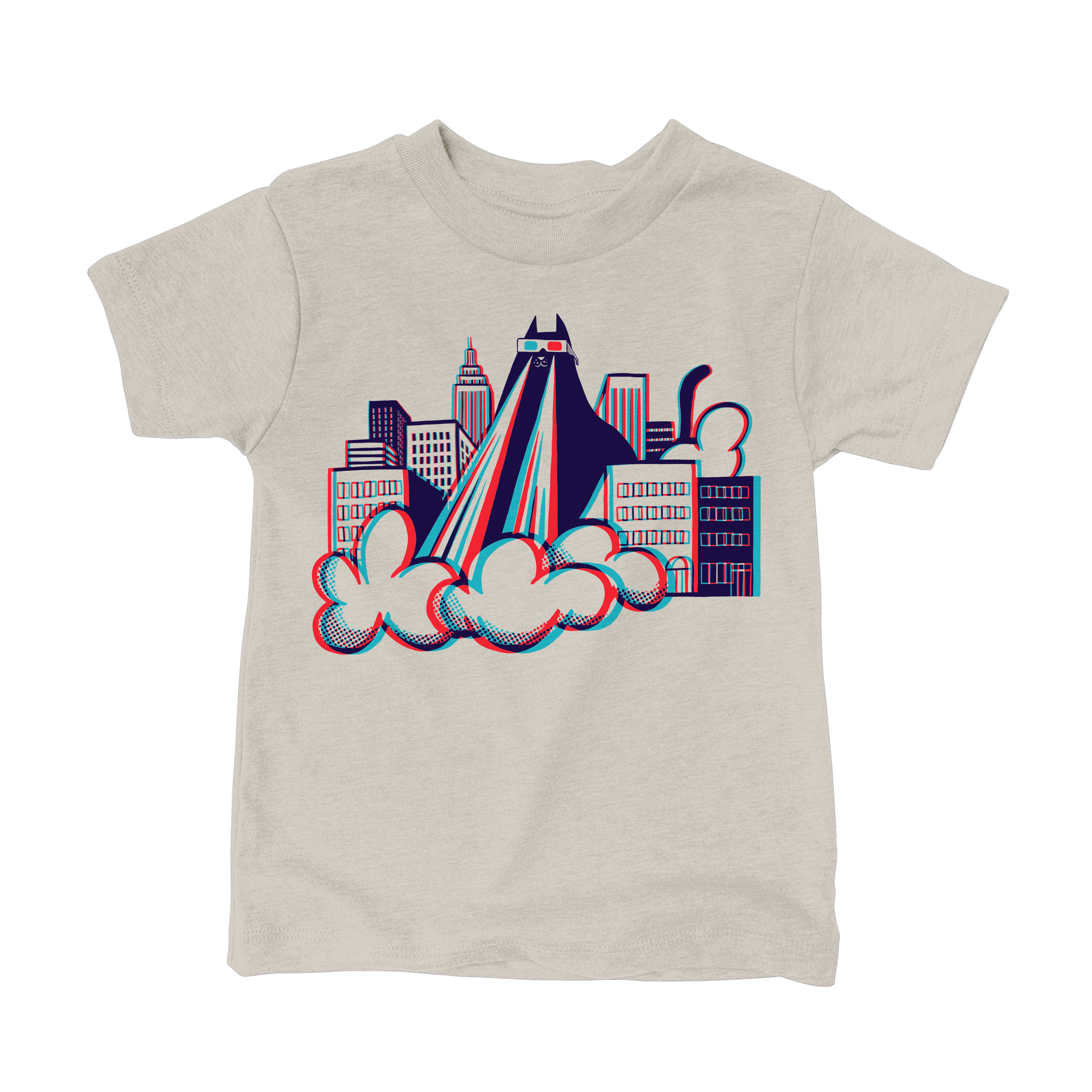 3D Laser Cat (Kids Tee)