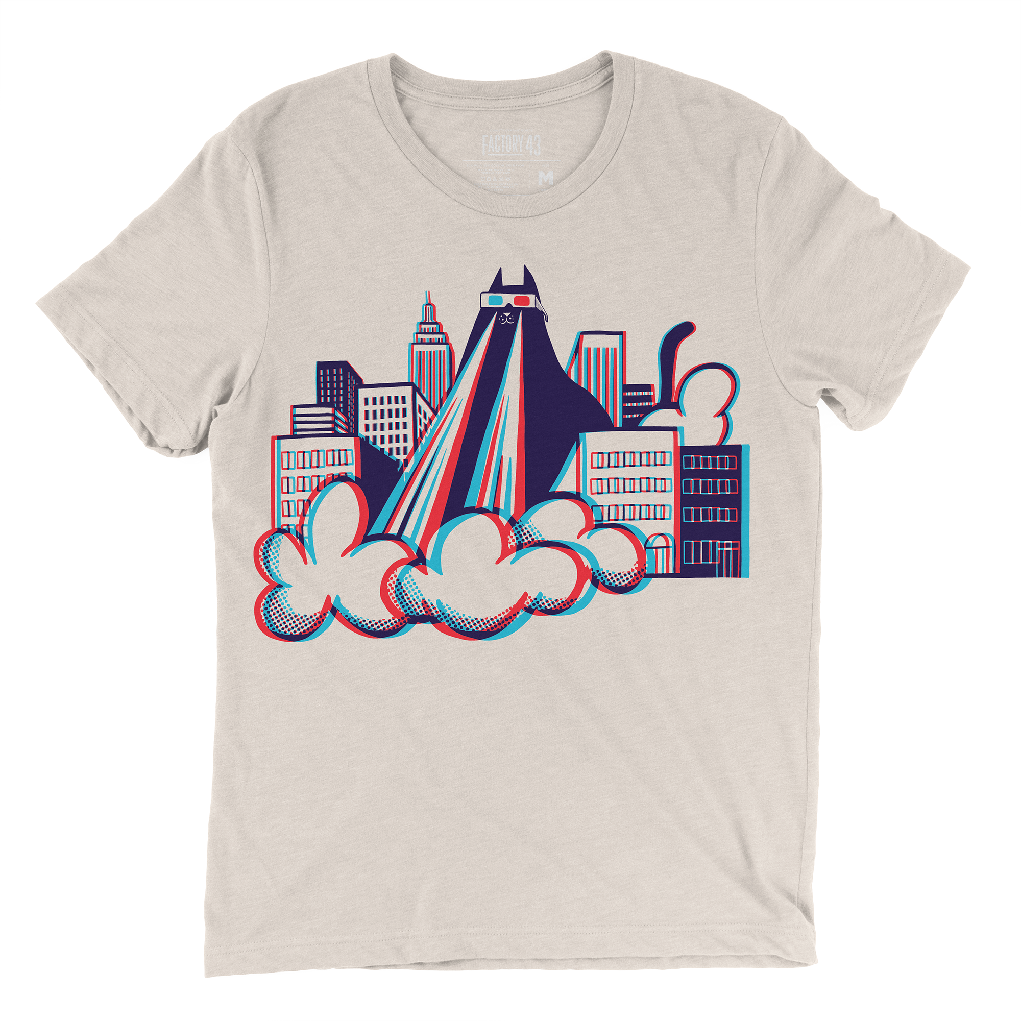 3D Laser Cat Tee
