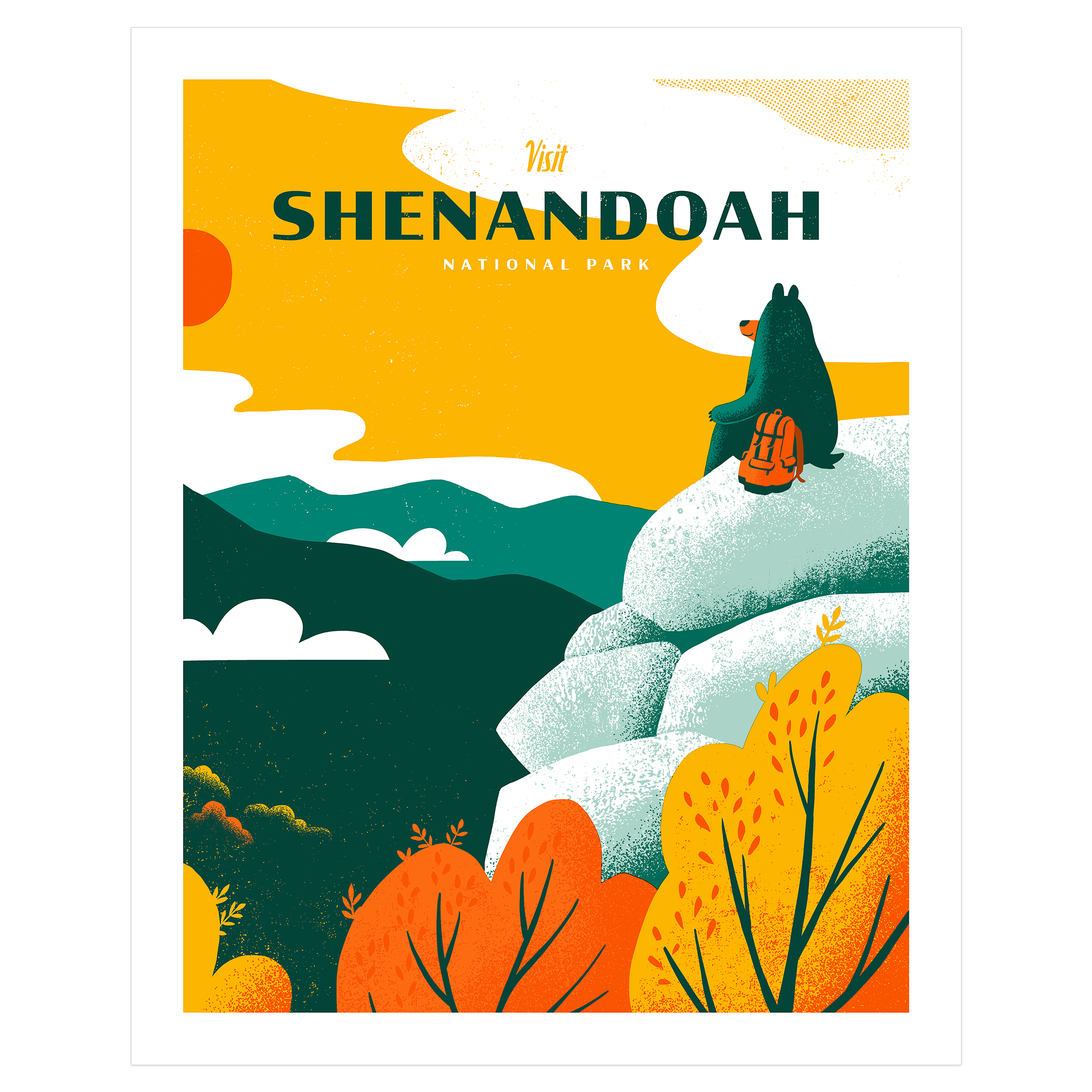 Shenandoah National Park Poster