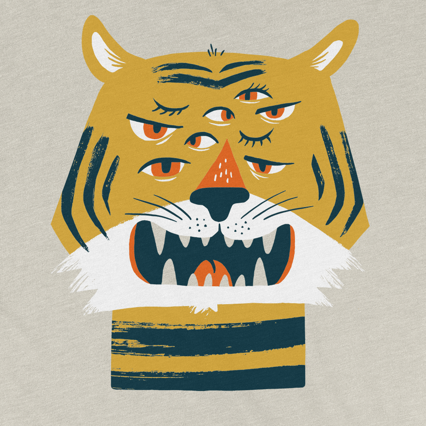 Eyes of the Tiger tee