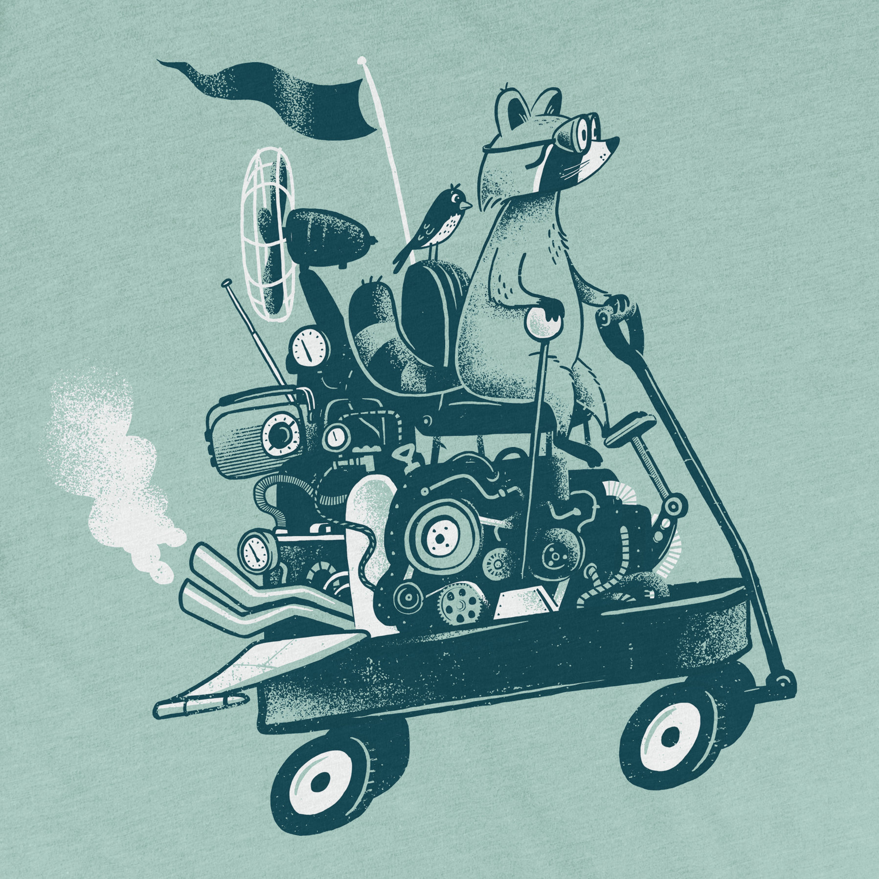 Wagon Ride tee