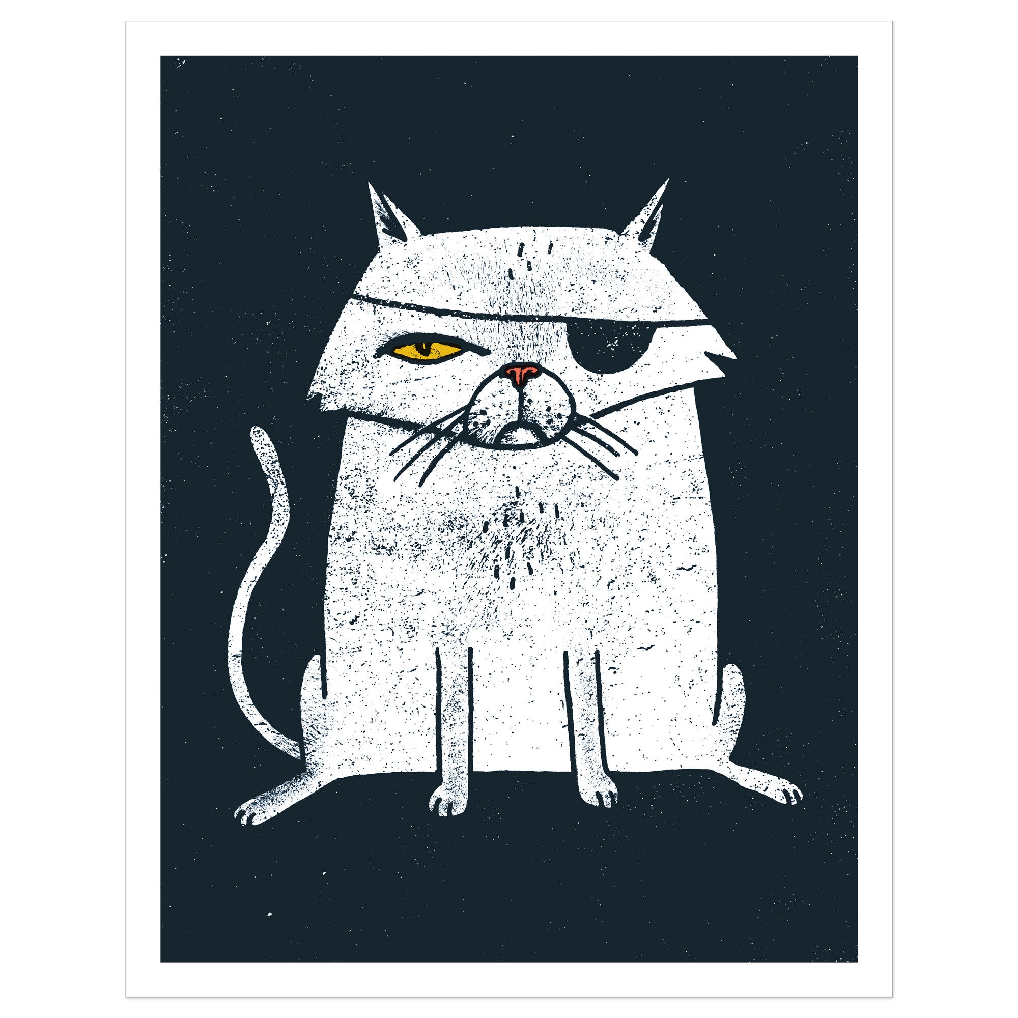 Evil Cat Art Print