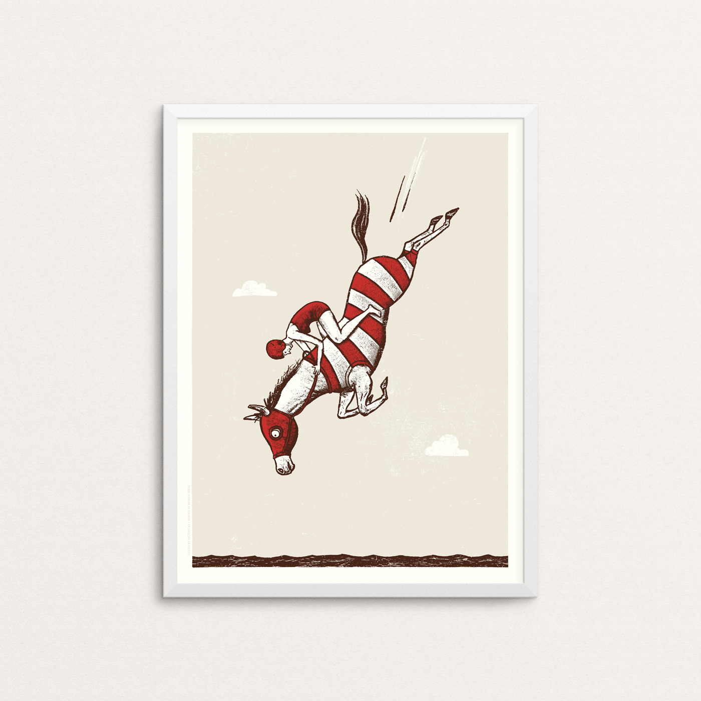 Horse Diver Poster