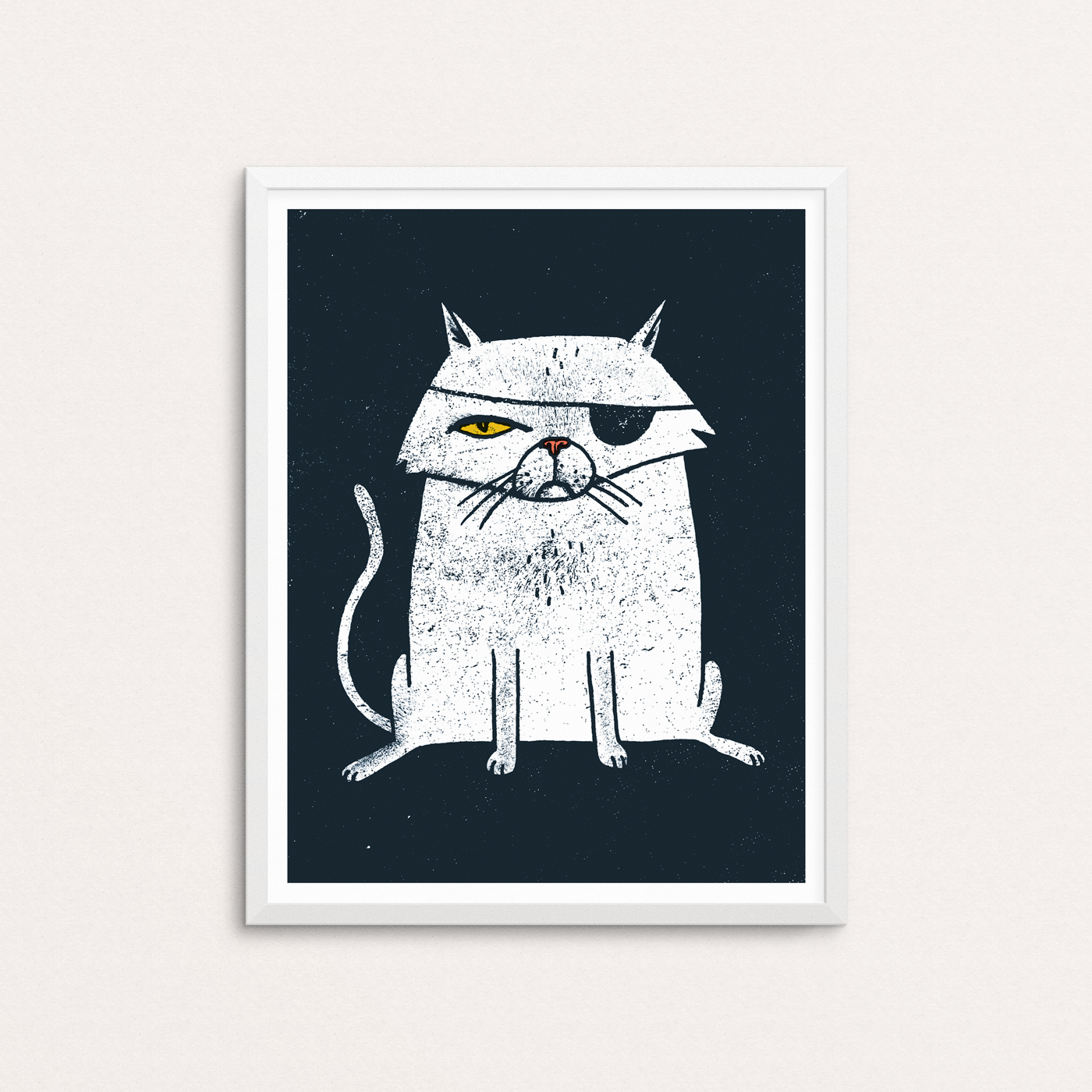 Evil Cat Art Print