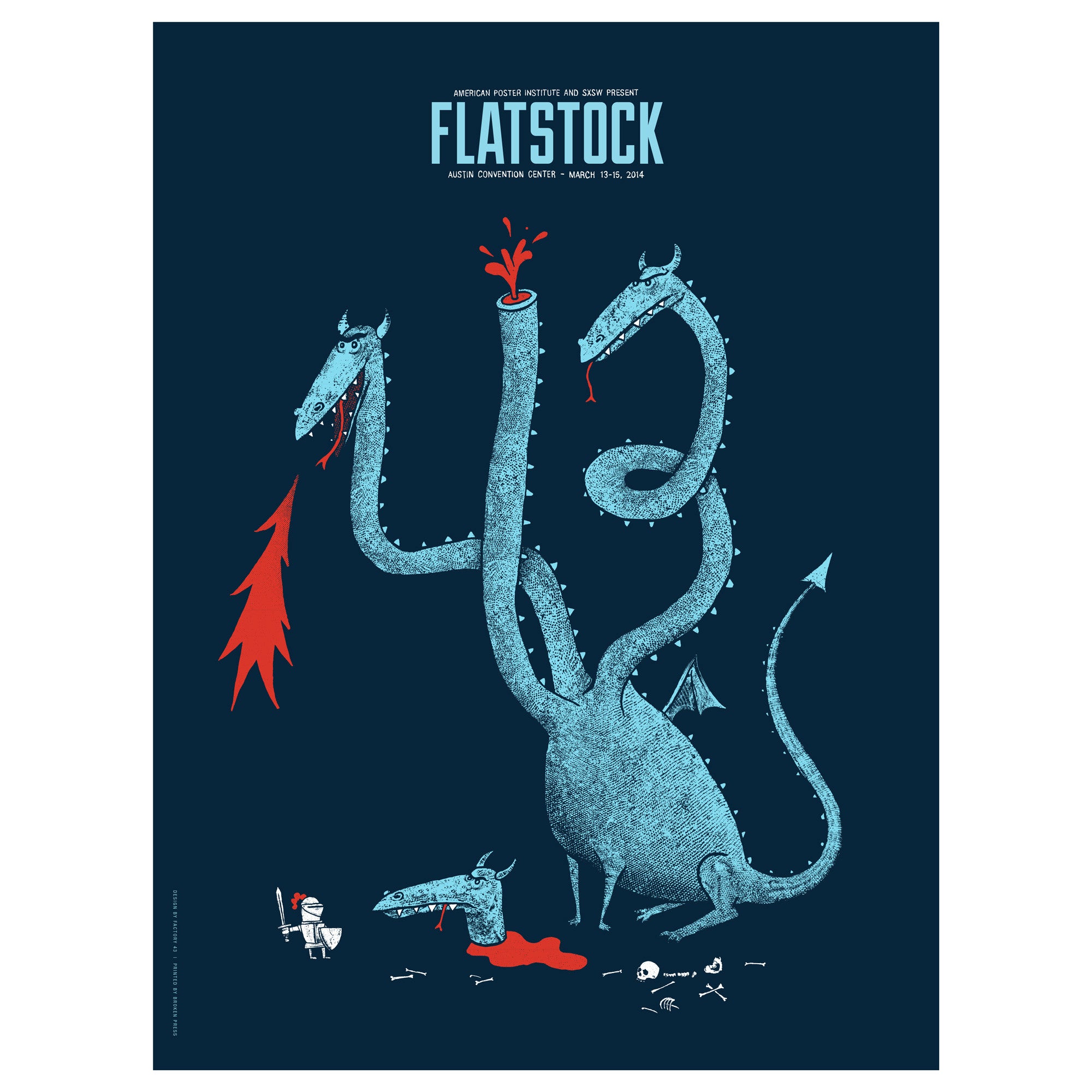 Flatstock at SXSW Poster