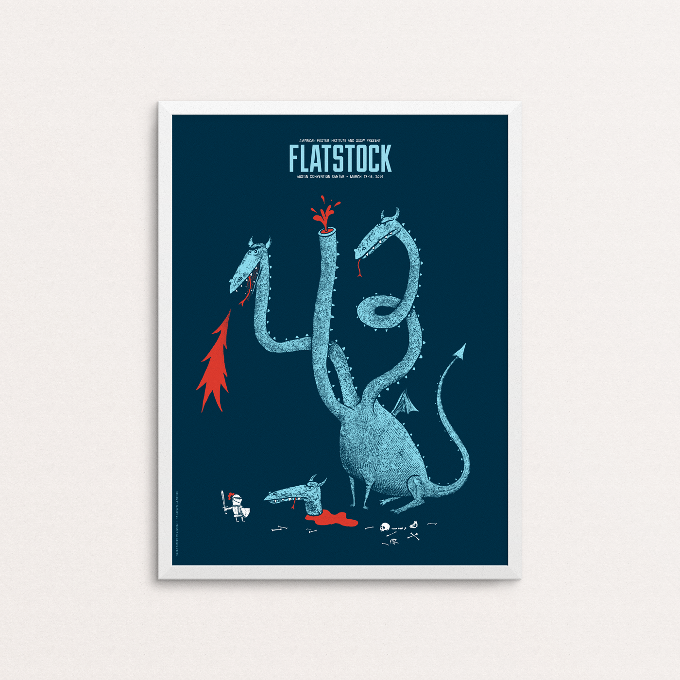 Flatstock at SXSW Poster