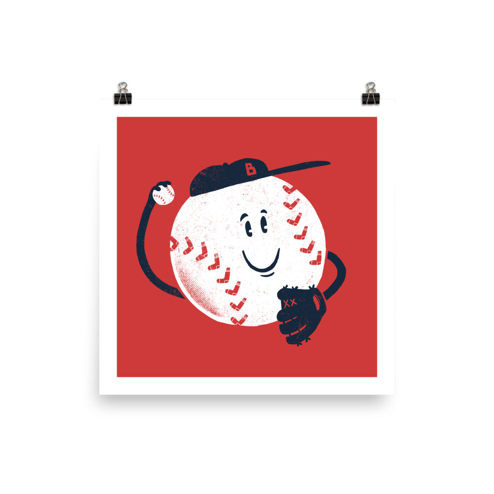 Boston Baseball Print