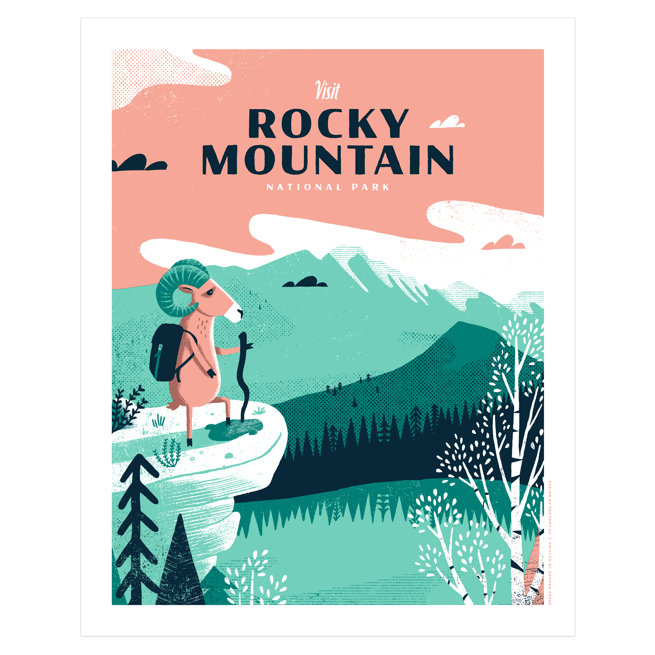 Rocky Mountain National Park Poster