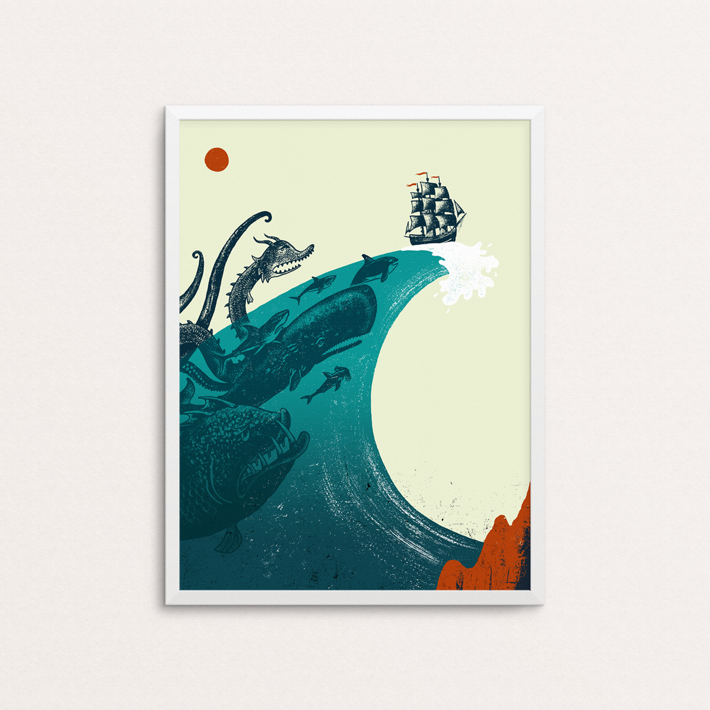 Wave Art Print