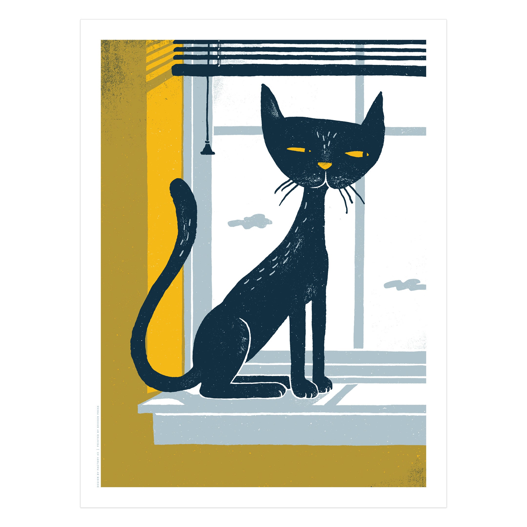 Window Cat Art Print