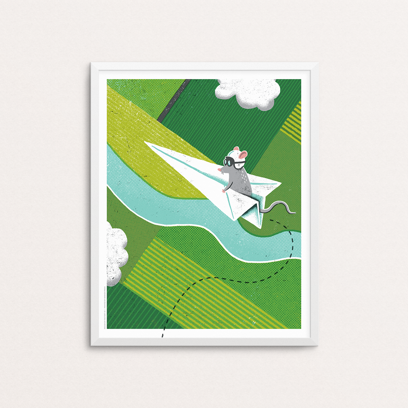 Paper Plane Art Print