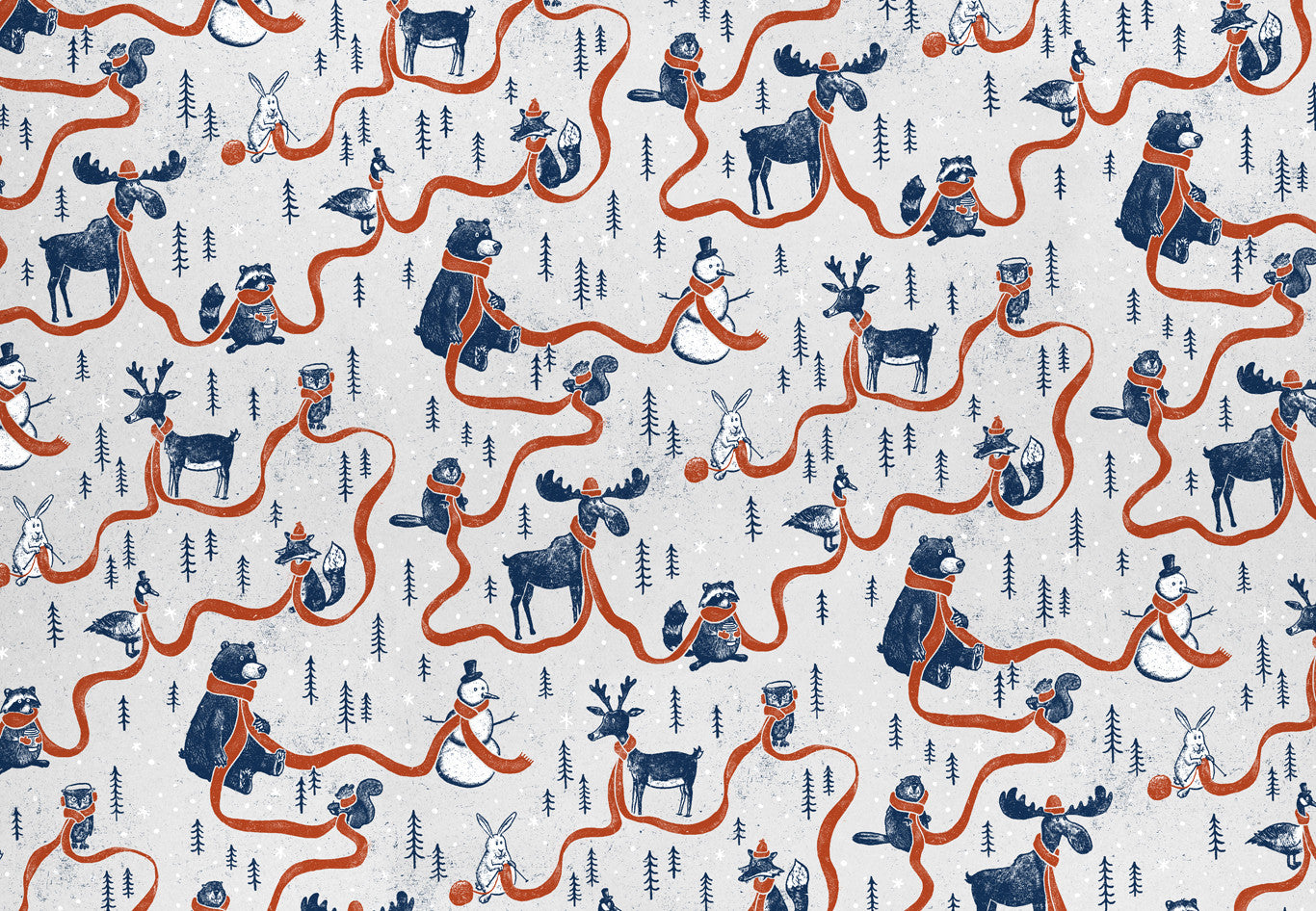 Stay Warm Wrapping Paper