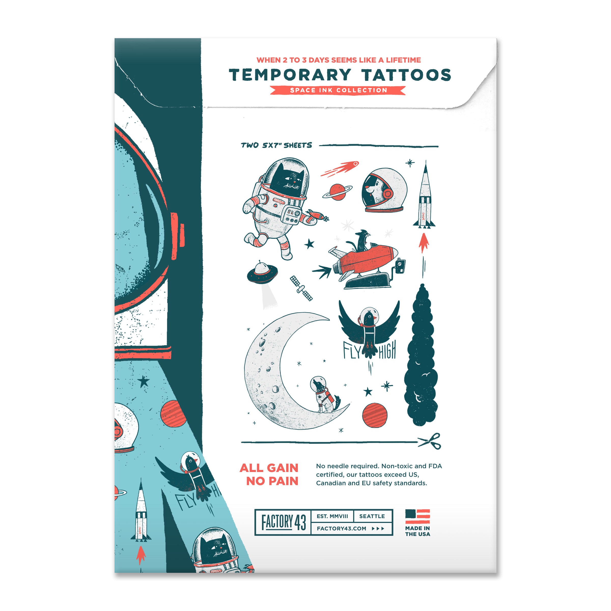 SPACE INK: TEMPORARY TATTOOS