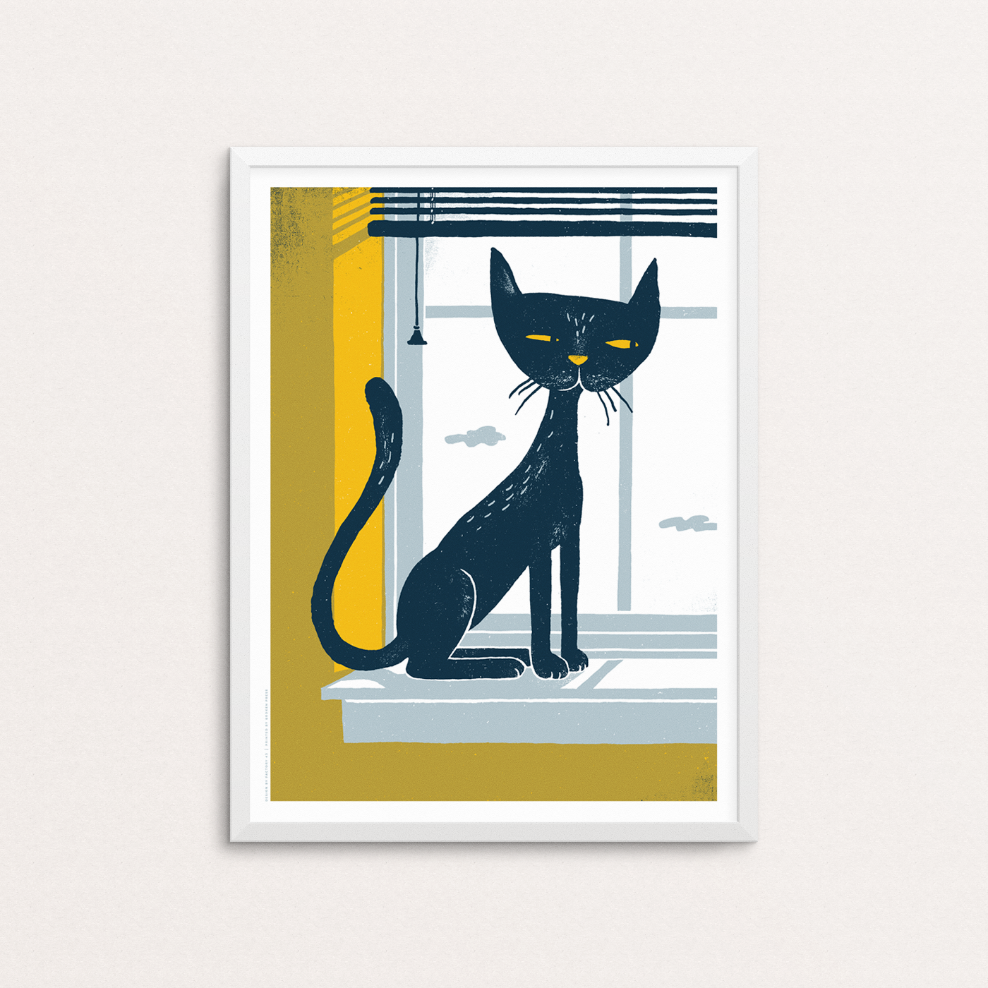 Window Cat Art Print
